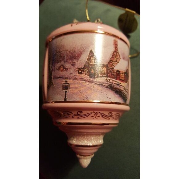 Thomas Kinkade Bradford Heirloom Christmas Ornament Olde Porterfield Gift Shop - Picture 7 of 10